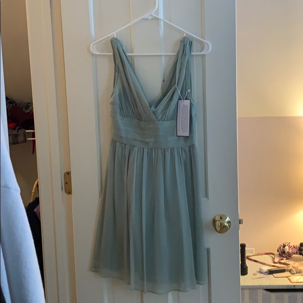 NWT JCrew Petite Teal Dress